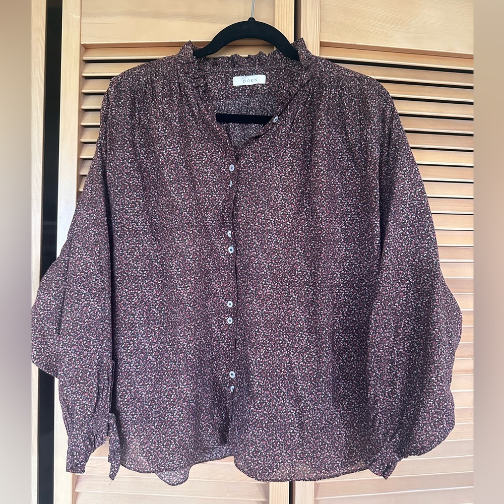 DOEN FLORAL BLOUSE